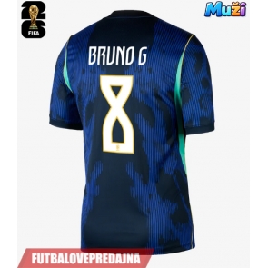 Lacne Muži Futbalové dres Brazília Bruno Guimaraes #8 MS 2026 Krátky Rukáv - Preč